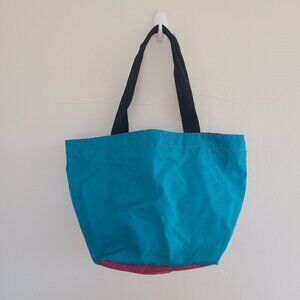 Herve Chapelier Blue Tote Bag  Canvas Handles